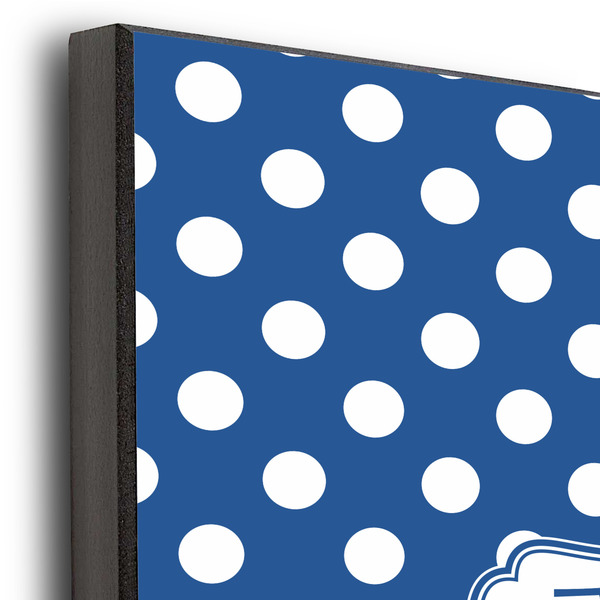 Polka Dots 11x14 Wood Print - Closeup