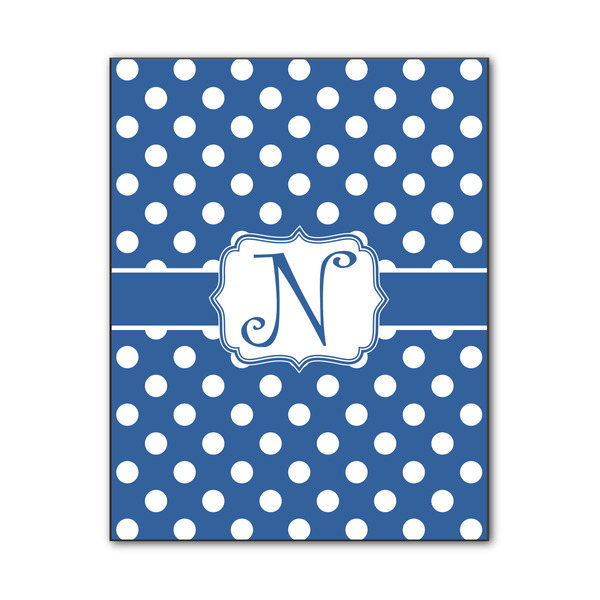 Custom Polka Dots Wood Print - 11x14 (Personalized)