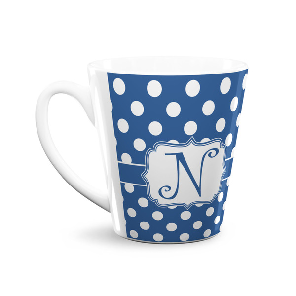 Polka Dots 12 Oz Latte Mug - Front