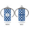Polka Dots 12 oz Stainless Steel Sippy Cups - APPROVAL