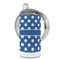 Polka Dots 12 oz Stainless Steel Sippy Cups - FULL (back angle)