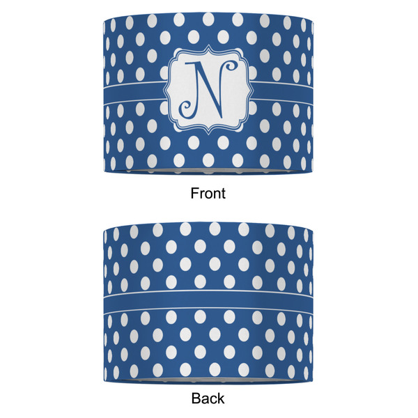 Polka Dots 16" Drum Lampshade - APPROVAL (Fabric)