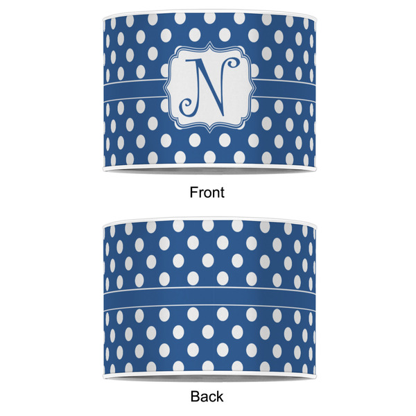 Polka Dots 16" Drum Lampshade - APPROVAL (Poly Film)