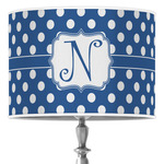 Polka Dots 16" Drum Lamp Shade - Poly-film (Personalized)
