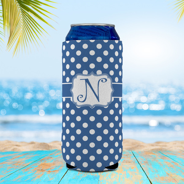 Polka Dots 16oz Can Sleeve - LIFESTYLE