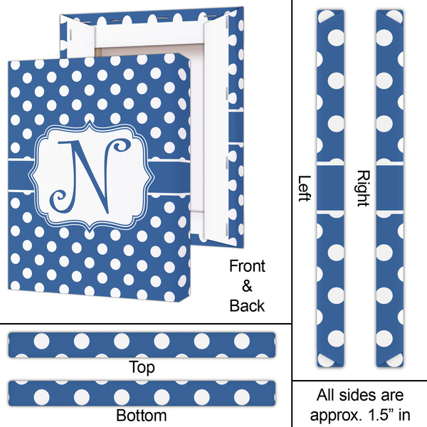 Polka Dots 16x20 - Canvas Print - Approval