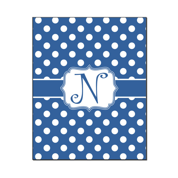 Custom Polka Dots Wood Print - 16x20 (Personalized)