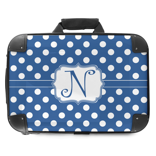 Custom Polka Dots Hard Shell Briefcase - 18" (Personalized)