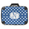 Polka Dots 18" Laptop Briefcase - FRONT