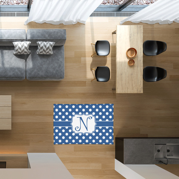 Polka Dots 2'x3' Indoor Area Rugs - IN CONTEXT