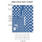 Polka Dots 2'x3' Indoor Area Rugs - Size Chart