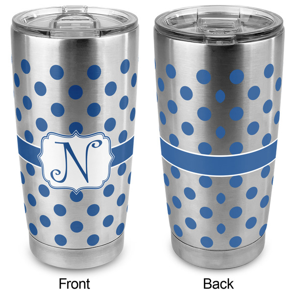 Polka Dots 20oz SS Tumbler - Full Print - Approval