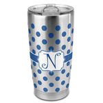 Polka Dots 20oz Stainless Steel Double Wall Tumbler - Full Print (Personalized)