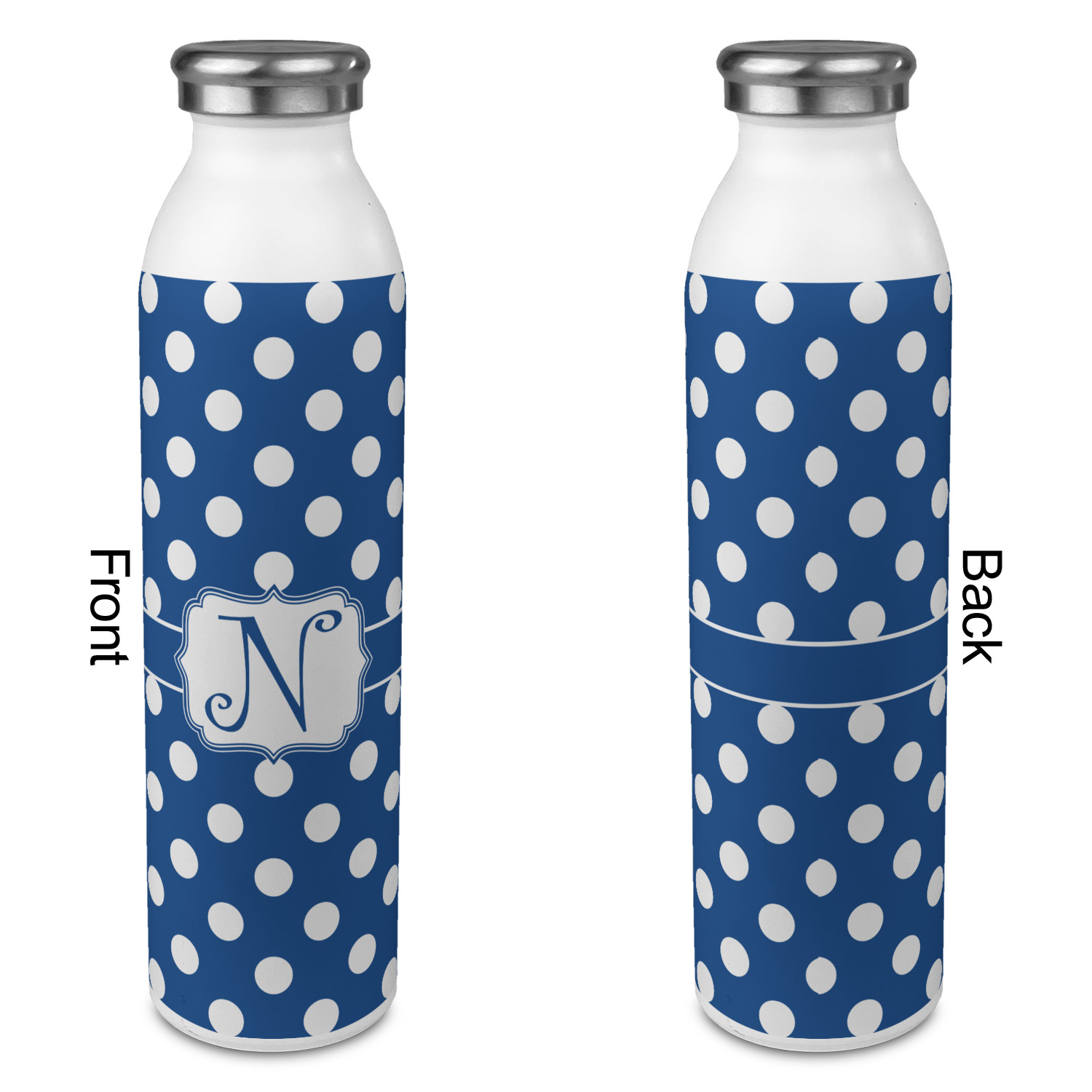  YouCustomizeIt Personalized Preppy Water Bottle
