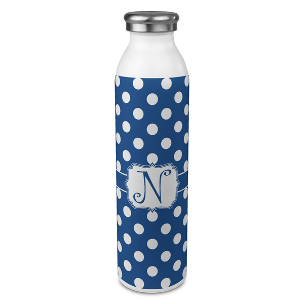 Custom Polka Dots 20oz Stainless Steel Water Bottle - Full Print (Personalized)