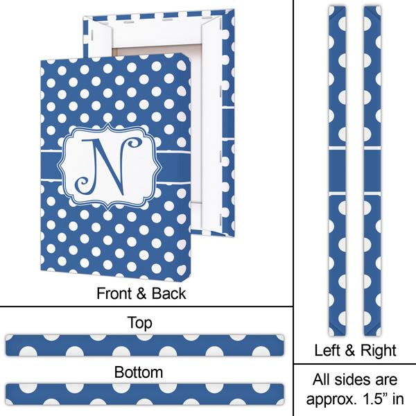 Polka Dots 20x30 - Canvas Print - Approval