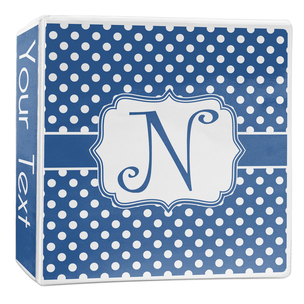 Custom Polka Dots 3-Ring Binder - 2 inch (Personalized)