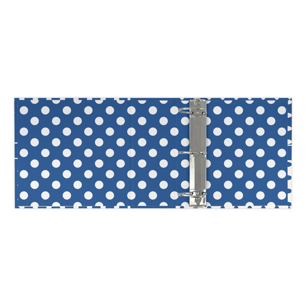 Polka Dots 3 Ring Binders - Full Wrap - 3" - OPEN INSIDE
