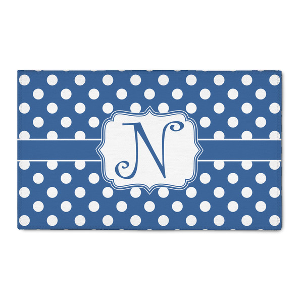 Custom Polka Dots 3' x 5' Patio Rug (Personalized)