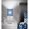 Polka Dots 7 inch drum lamp shade - in room