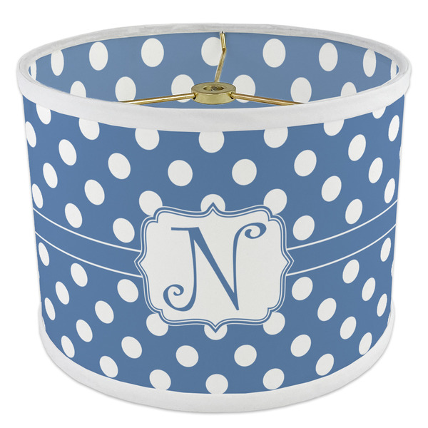 Polka Dots 8" Drum Lampshade - ANGLE Poly-Film