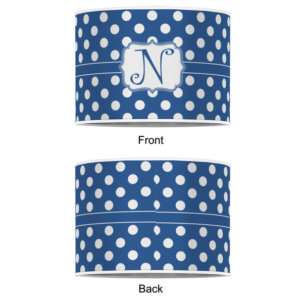 Polka Dots 8" Drum Lampshade - APPROVAL (Poly Film)