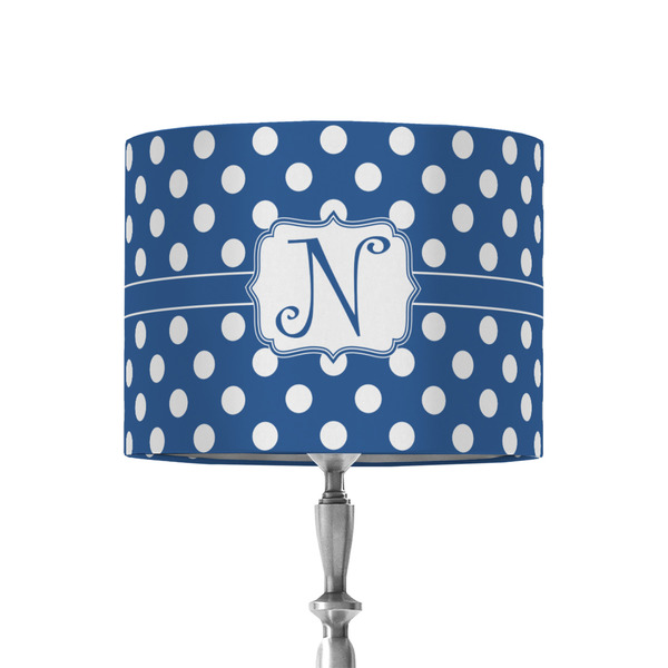 Custom Polka Dots 8" Drum Lamp Shade - Fabric (Personalized)