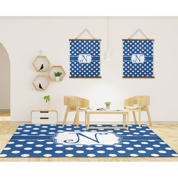Polka Dots 8'x10' Indoor Area Rugs - IN CONTEXT