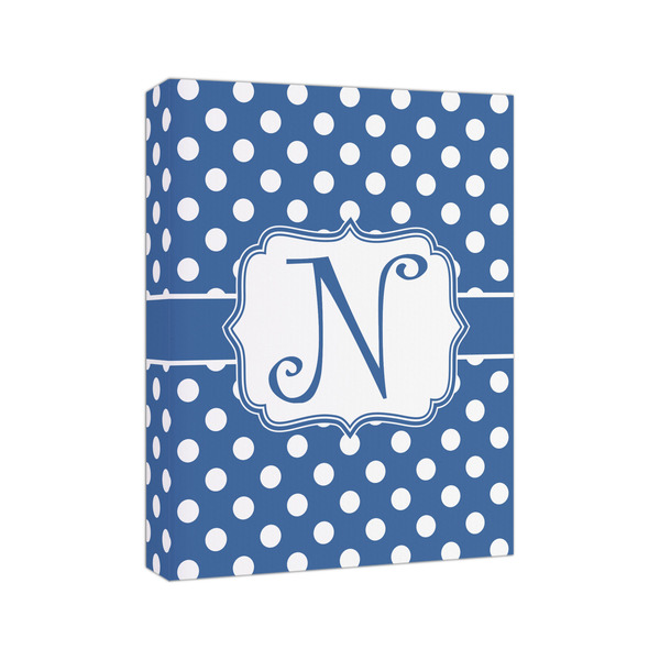 Polka Dots 8x10 - Canvas Print - Angled View