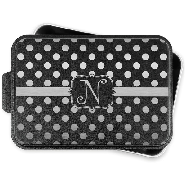 Custom Polka Dots Aluminum Baking Pan with Lid (Personalized)