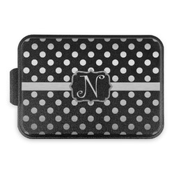 Polka Dots Aluminum Baking Pan with Black Lid (Personalized)