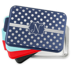Polka Dots Aluminum Baking Pan with Lid (Personalized)