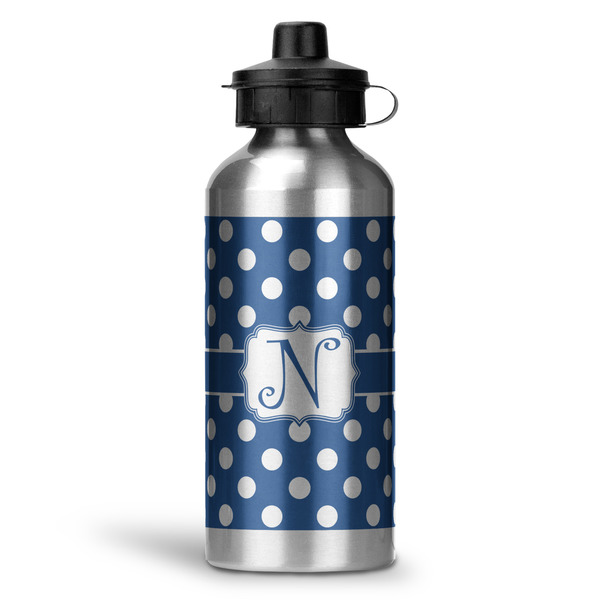 Custom Polka Dots Water Bottles - 20 oz - Aluminum (Personalized)