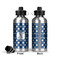 Polka Dots Aluminum Water Bottle - Front and Back