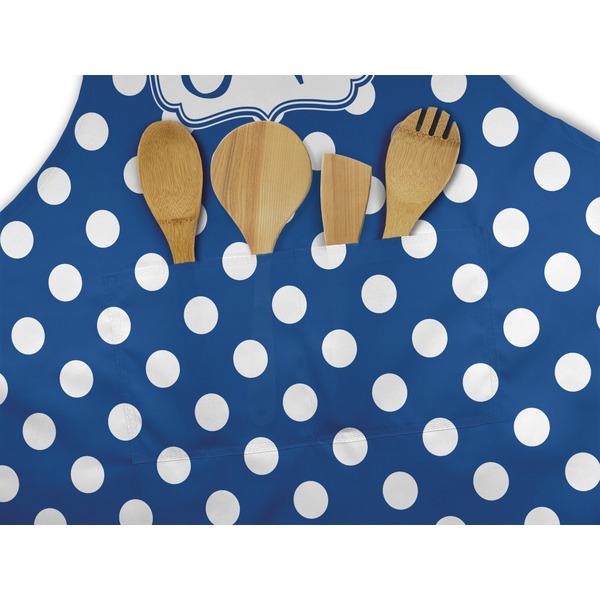 Polka Dots Apron - Pocket Detail with Props