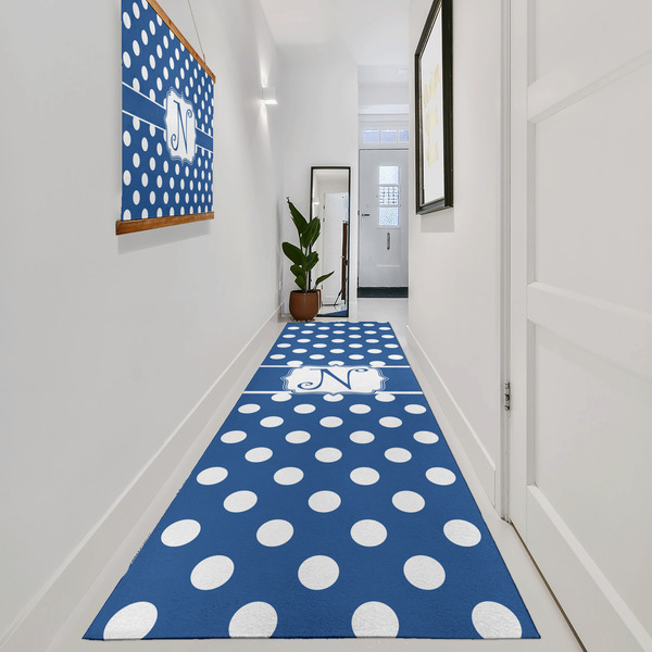 Polka Dots Area Rug Sizes - In Context (vertical)