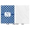 Polka Dots Baby Blanket (Single Side - Printed Front, White Back)