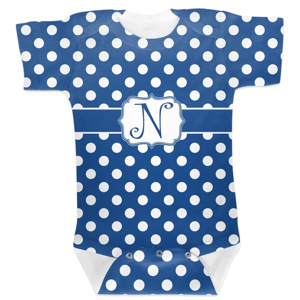 Custom Polka Dots Baby Bodysuit 0-3 (Personalized)