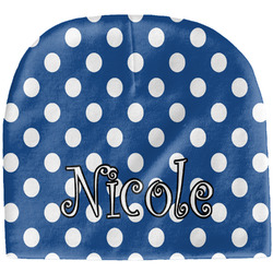 Polka Dots Baby Hat (Beanie) (Personalized)