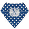 Polka Dots Bandana Bib (Personalized)