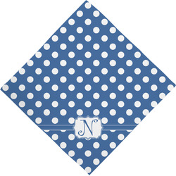 Polka Dots Dog Bandana Scarf w/ Initial