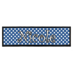 Polka Dots Bar Mat (Personalized)
