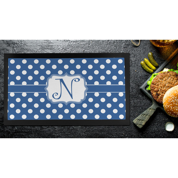 Polka Dots Bar Mat - Small - LIFESTYLE