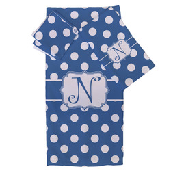 Polka Dots Bath Towel Set - 3 Pcs (Personalized)