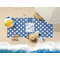 Polka Dots Beach Towel Lifestyle