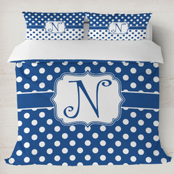 Polka Dots Duvet Cover Set - King (Personalized)