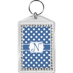 Polka Dots Bling Keychain (Personalized)