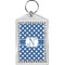 Polka Dots Bling Keychain (Personalized)