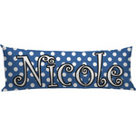 Polka Dots Body Pillow Case (Personalized)