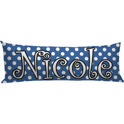 Polka Dots Body Pillow Case (Personalized)